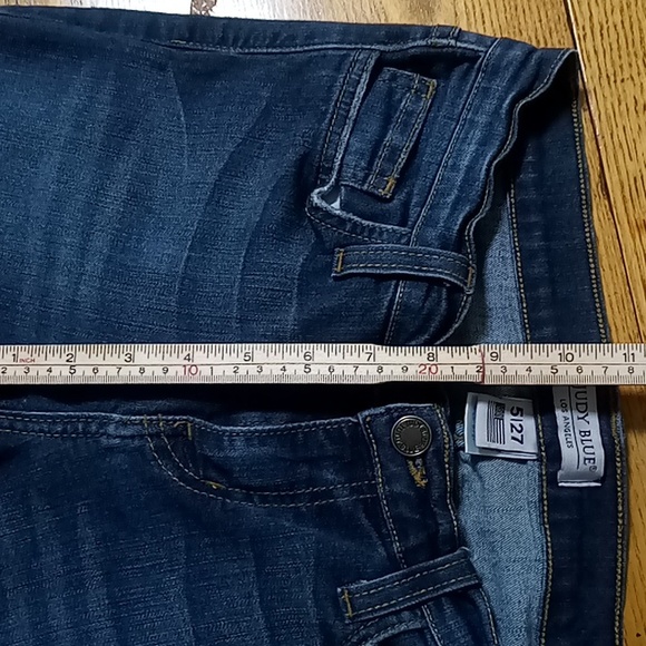 JUDY BLUE Jeans Womens  5 X 27 BLUE  SKINNY FIT Preowned Summer Winter Work Used - Picture 6 of 8